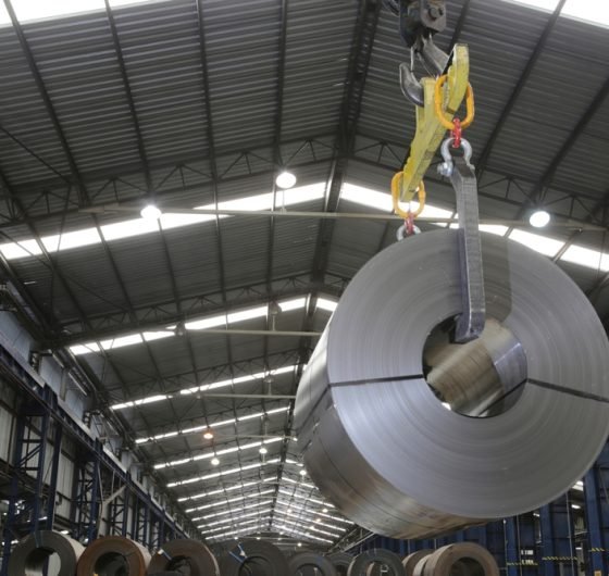 cold,rolled,steel,coil,at,storage,area,in,steel,industry
